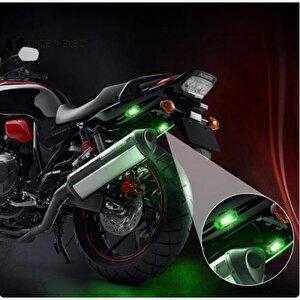 3b Trend Motosiklet Drone Bisiklet Otomotiv Şarjlı Kablosuz Mini Led Lamba Cakarlı 7 Renk Flaşlı