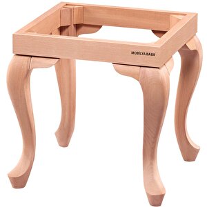 Aksu 40 Lık Lükens Puf Cilasız Ham Ahşap
