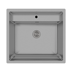 Poli 6301 - Nano Mat Gri Mutfak Eviyesi