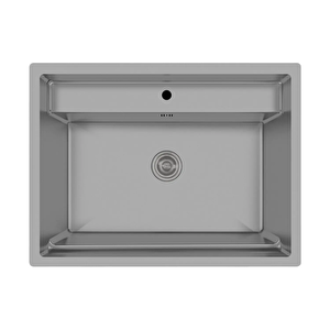 Poli 6302 - Nano Mat Gri Mutfak Eviyesi