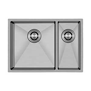 Stella 4563 - Nano Mat Gri Mutfak Eviyesi
