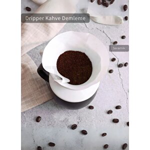 V60 02 Seramik Dripper Kahve Demleme Ekipmanı Aparatı Kırmızı