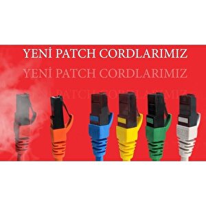 Erat Epc-250c6ulhy-01 1mt Utp Cat6 Patch Cord Lsoh Sarı 4x2x24# 24 Awg