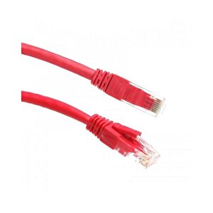 Ods 0.2m Cat6 Utp Lszh Saf Bakır Kırmızı Patch Kablo