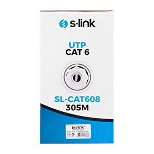 Sl-cat608 305m Gri Utp Cat6 Kablo