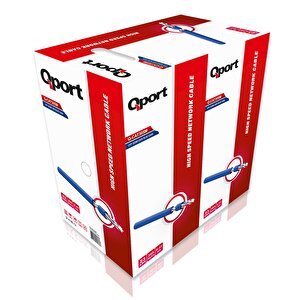 Qport Q-cat6m Utp 305m Utp 23awg Mavi̇ Network Kablo