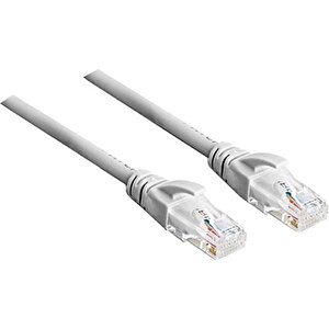 Ods 1m Cat6 Utp Lszh Saf Bakır Beyaz Patch Kablo (10'lu Paket)