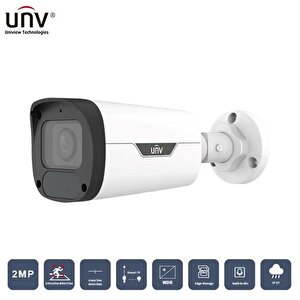 Unv 2mp Ipc2322lb-adezk-h Motorıze 50mt Colorhunter Ip67/ik10 H265+ Ir Bullet Ip Kamera (dahili Sesli)
