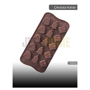 Çam Desen Çikolata Kalıbı Bpa Free Buz Kalıbı Silikon Tatlı Kalıbı Yapışmaz Kalıp