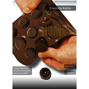 Hilal Desen Çikolata Kalıbı Bpa Free Buz Kalıbı Silikon Tatlı Kalıbı Yapışmaz Kalıp