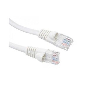 Ods 0.3m Cat6 Utp Lszh Saf Bakır Beyaz Patch Kablo
