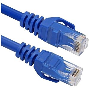 Ods 1m Cat6 Utp Lszh Saf Bakır Mavi Patch Kablo