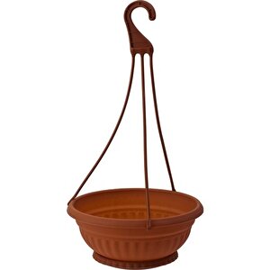 Sy-5735 Kahverengi Askılı Aranjman Saksı Balkon Saksı No 0
