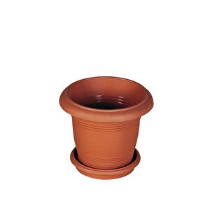 Sy-5910 Kahverengi Yuvarlak Antik Saksı Takımı 10 Lt No 3
