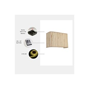 Yeni̇ Bambu Pi̇lli̇ 09 Abajurlu Di̇kdörtgen Apli̇k
