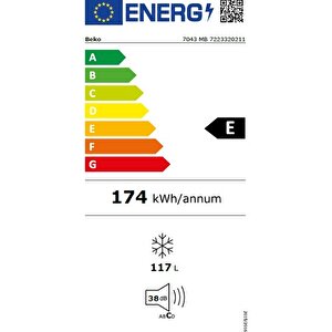 Beko 7043 Mb 4 Çekmeceli Derin Dondurucu