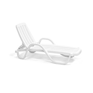 Sy2535 Beyaz Plastik Lüks Şezlong