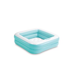 Şişme Taban Mini Kare Havuz 86x86x25 Cm Mavi