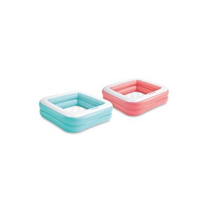 Şişme Taban Mini Kare Havuz 86x86x25 Cm Mavi