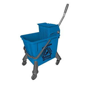 Uctm Sts728 Spider Plastik Tekerlekli Temizlik Seti 32 Lt Mavi