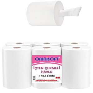 İçten Çekmeli Kağıt Havlu 6 Rulo