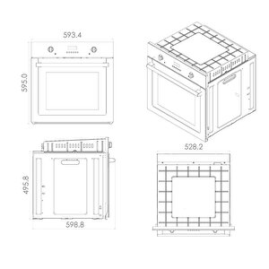 Gl General 60 Cm Rustik Krem Set (gld 022rk - Glf 6040rk- Glf 6007rk )