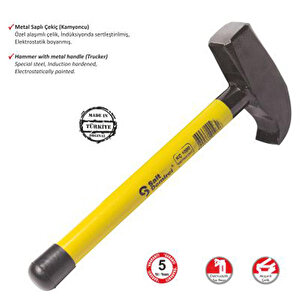 S.d. Kamyoncu Metal Saplı Çekiç 1500 Gr