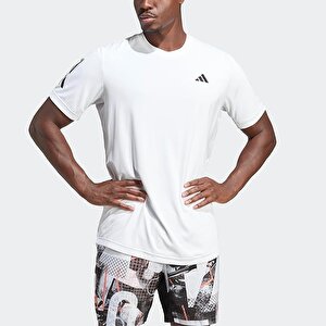 Adidas Erkek Club 3str Tee Tişört, White, S
