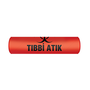 Polmix Tıbbi Atık 80x110 Cm Jumbo Çöp Poşeti 10 Rulo 100 Ad 8 Kg