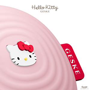 Hello Kitty Titreşimli Yüz Temizleme Ve  Masaj Cihazı| Sonic Thermo Facial Brush Pembe