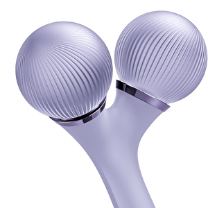 Titreşimli Yüz Şekillendirici Ve Vücüt Bakım Roller Cihazı | Sonic Facial & Body Roller Mor