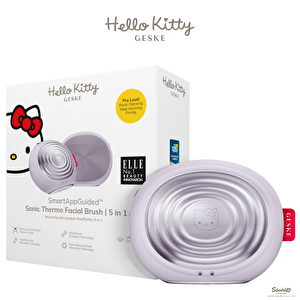 Hello Kitty Titreşimli Yüz Temizleme Ve Isılı Masaj Cihazı | Sonic Thermo Facial Brush Mor