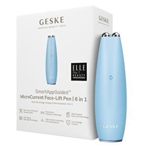 Titreşimli Mikro Akım Yüz Germe Ve Sıkılaştırma Sağlayan Akıllı Kalem | Microcurrent Face-lift Pen Mavi