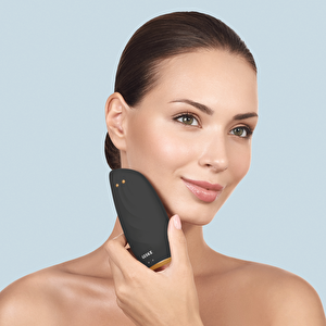 Titreşimli Mikro Akım Termal Yüz Temizleme Ve Cilt Sıkılaştırıcı Cihaz  | Sonic Thermo Facial Brush Face-lifter