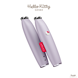 Hello Kitty Titreşimli Mikro Akım Yüz Sıkılaştırıcı Akıllı Kalem | Microcurrent Face-lift Pen Mor