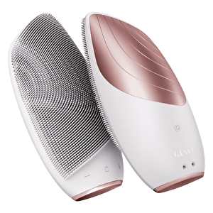 Titreşimli Yüz Temizleme Ve Isılı Masaj Cihazı | Sonic Thermo Facial Brush Beyaz