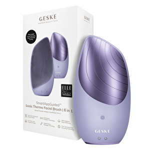 Titreşimli Yüz Temizleme Ve Isılı Masaj Cihazı | Sonic Thermo Facial Brush Mor