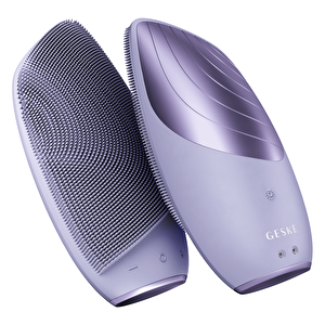 Titreşimli Yüz Temizleme Ve Isılı Masaj Cihazı | Sonic Thermo Facial Brush Mor