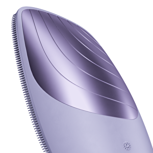 Titreşimli Yüz Temizleme Ve Isılı Masaj Cihazı | Sonic Thermo Facial Brush Mor