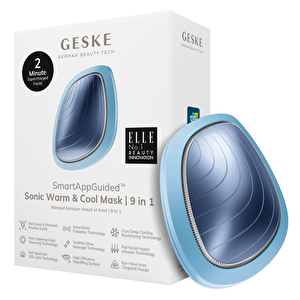 Titreşimli, Soğutma Ve Isıtmalı, Led Terapili Yüz Maskesi Bakım Cihazı | Sonic Warm & Cool Mask Mavi