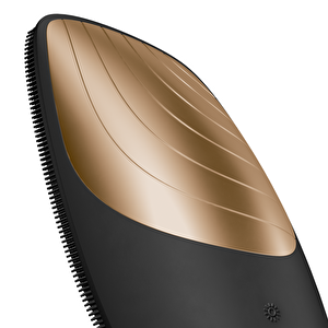 Titreşimli Yüz Temizleme Ve Isılı Masaj Cihazı | Sonic Thermo Facial Brush Siyah