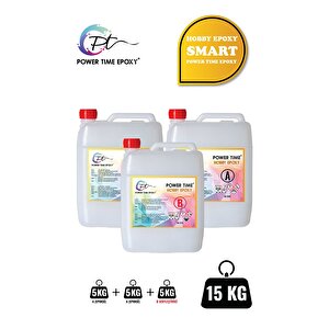 15 Kg Hobby Epoxy Smart/ Ultra Şeffaf Ve Parlak Epoksi Reçine Ince Döküm