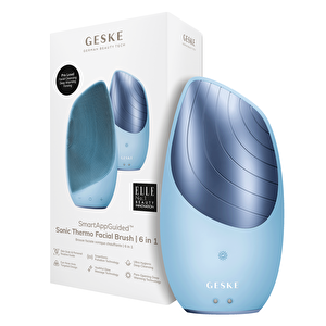 Titreşimli Yüz Temizleme Ve Isılı Masaj Cihazı | Sonic Thermo Facial Brush Mavi