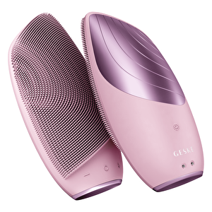 Titreşimli Yüz Temizleme Ve Isılı Masaj Cihazı | Sonic Thermo Facial Brush Pembe