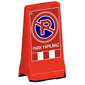 Park Yapılmaz Baskılı Çift Yön Ultra Levhalı Reklam Dubası Kırmızı Renk 7.5 Kg