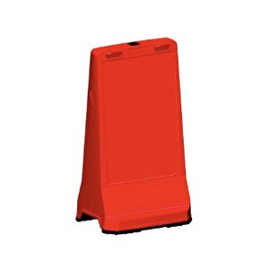 Flaşör Lambalı Park Yapılmaz Baskılı Çift Yön Ultra Levhalı Reklam Dubası Kırmızı Renk 7.5 Kg