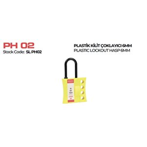 Plastik Kilit Çoklayıcı 6mm Bbu Safety Eked Loto Sl Ph02