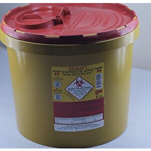 Telkar Tıbbi Atık Kutusu 5lt - Ta00500