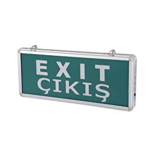 Exit Çıkış Acil Yönlendirme Armatürü Cata Exit Çıkış Oksuz