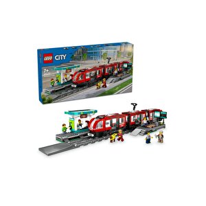® City Şehir Merkezi Tramvay İstasyonu 60423 - 7 Yaş Ve Üzeri  Yapım Seti (811 Parça)